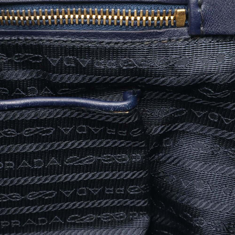 PRADA Blue Canvas Shoulder Bag - Picture 8 of 8